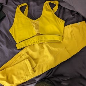 BuffBunny Collection Boo Sports Bra and Luna Legging in color Flame.